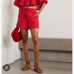 Isabel Marant Damina Crochet Trimmed Shorts